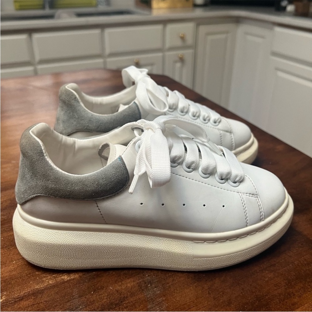 Alexander McQueen Women’s Leather Oversized Sneaker